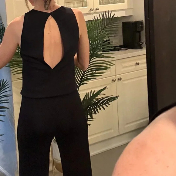 Black  Sleeveless Jumpsuit, Theory, US P (XS) - Picture 3 of 6